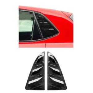 VW Polo 8 Window Louvers Gloss black